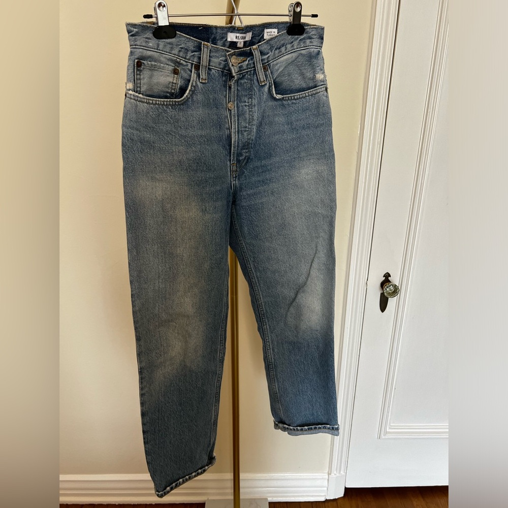 Re/done jeans size 27 light wash